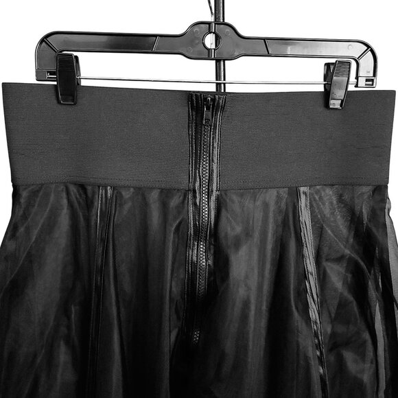 CATHERINE COATNEY ~ Black Mesh Hi-Waist Maxi Skirt ~ XL ~ RARE ~ EUC - Picture 12 of 14
